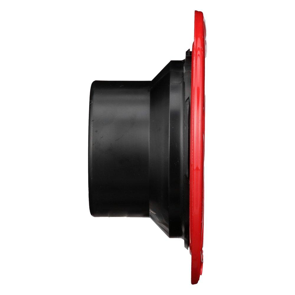 Black ABS DWV Adjustable Spigot Closet Flange 