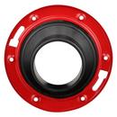 Black ABS DWV Adjustable Spigot Closet Flange 