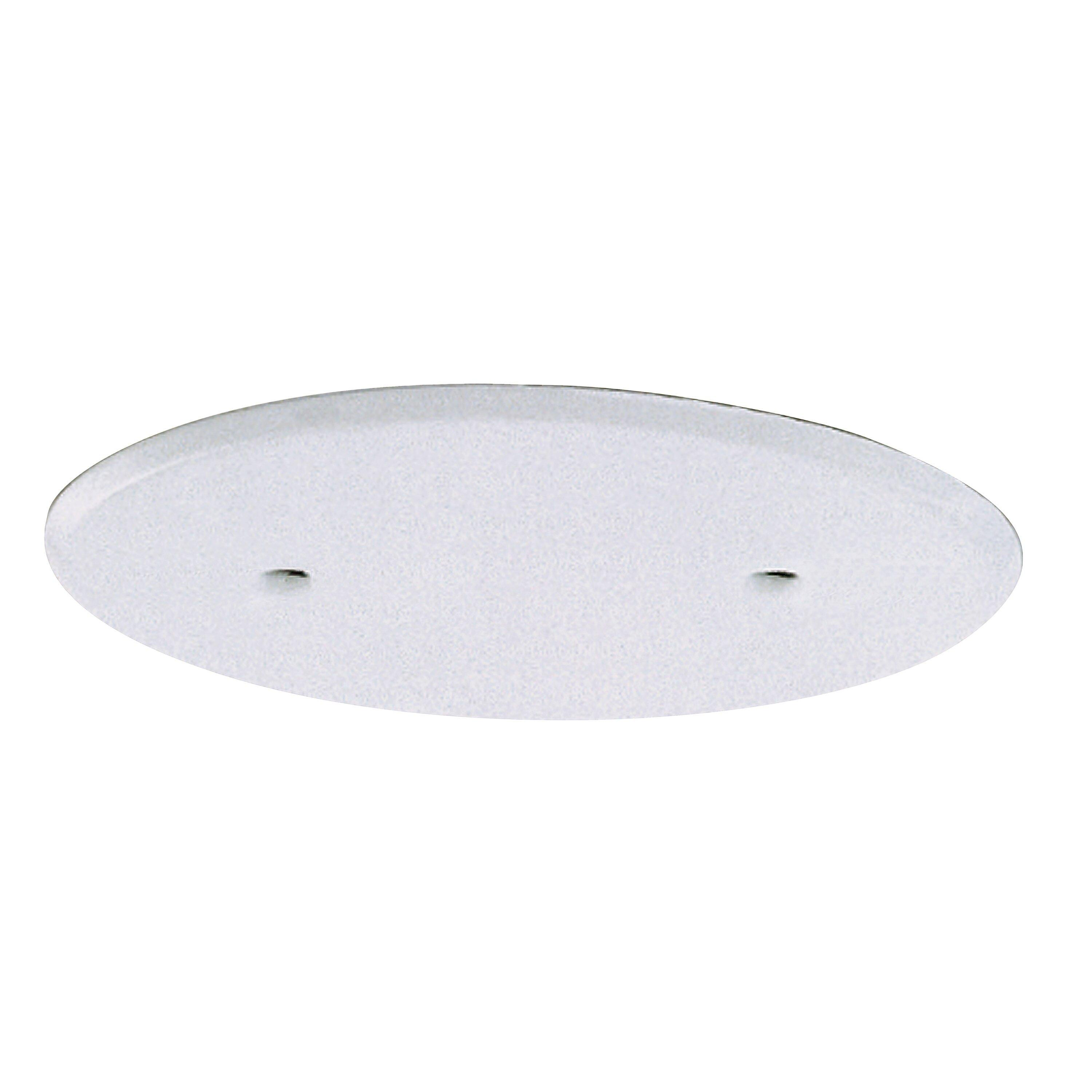SATCO White 5 in. Ceiling Mount Blank Up Kit 