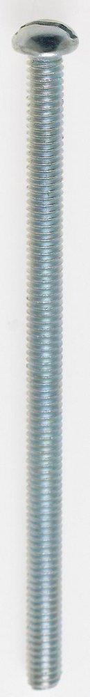 SATCO Nickel Round Head Slotted Machine Screw 