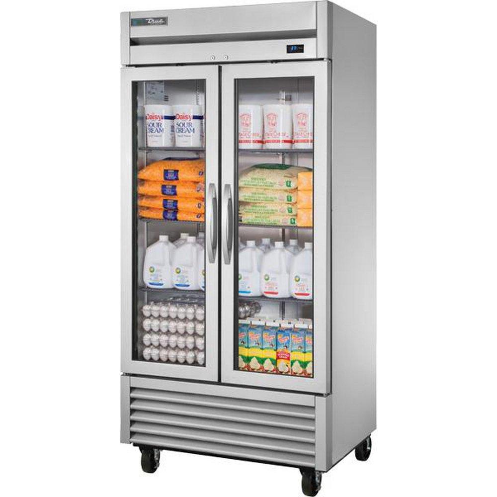 40 INCH WIDE 35 CU. FT. REACH-IN REFRIGERATOR WITH SIX ADJUSTABLE SHELVES STAINLESS STEEL 