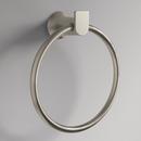 Round Closed Towel Ring in Brushed Nickel 