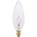 60W 120V B10 Incandescent Bulb Candelabra E-12 Base 2550 Kelvin 
