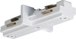 Mini Straight Connector in White