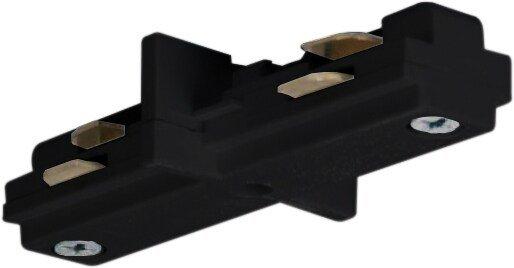 NUVO Black Mini Straight Connector Track Lighting 