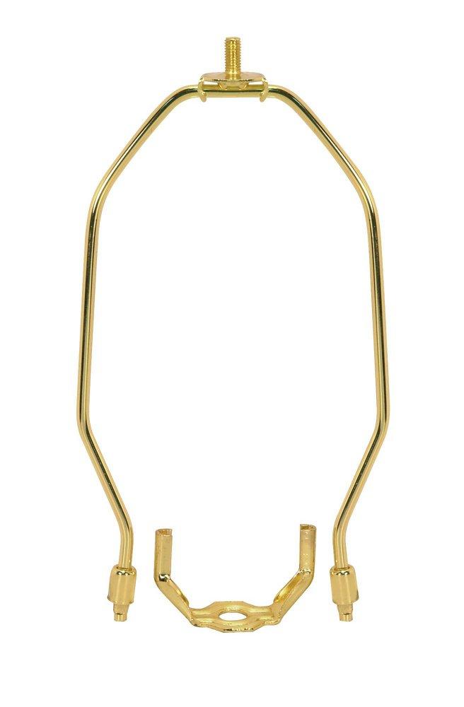 SATCO Polished Brass 8 in. Light Duty Harp 
