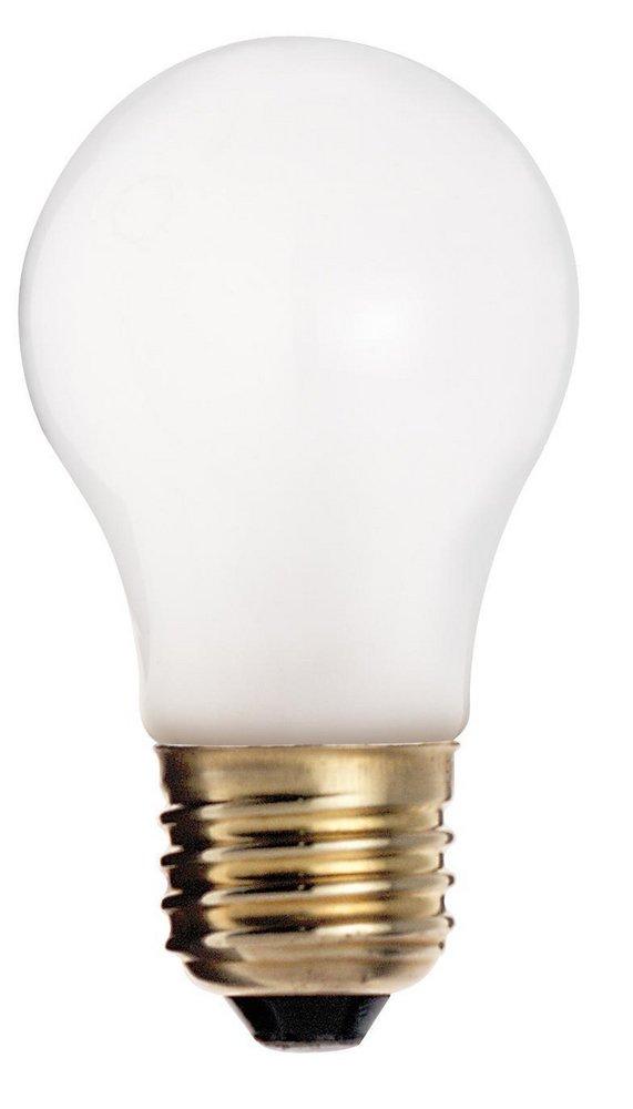 SATCO Frosted A15 Dimmable Incandescent Light Bulb with Medium Base 