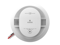 Hardwired Smoke & Carbon Monoxide Alarm with 10-Year Backup Battery Pack, Interconnectable with Voice Alerts