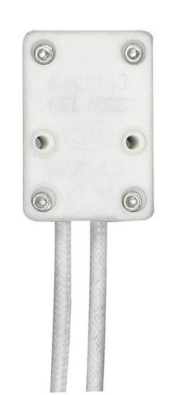 7 in. 75W 250V Socket Base in Porcelain