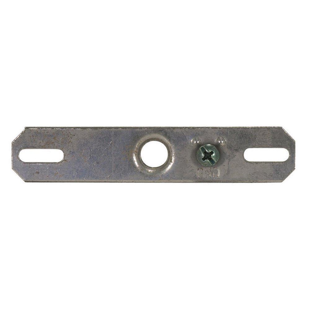 SATCO Grey 1/8 in. Iron Pipe Gem Bar with Grounded Screw 