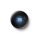 Nest Learning Thermostat (4th gen) + Nest Temperature Sensor - Polished Obsidian