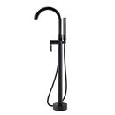 Single Handle Floor Mount Filler in Matte Black