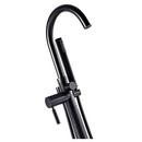 ATHENA FREE STANDING BATH TUB FAUCET MATTE BLACK FINISH 