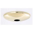 5 in. Plain Shallow Fixture Canopy in Brass