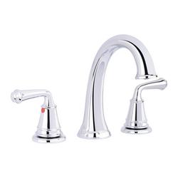 Two Handle Widespread Bathroom Sink Faucet in Chrome