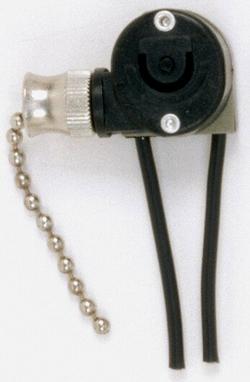 Pulley Chain Canopy Switch in Nickel