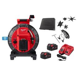 120 ft. Mid-Stiff Modular Pipeline Inspection Camera with 2 Batteries