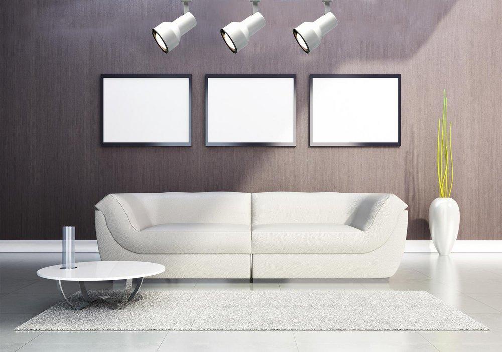 NUVO White 4-1/2 x 6-3/4 in. 3-Light 75W Track Lighting Kit 