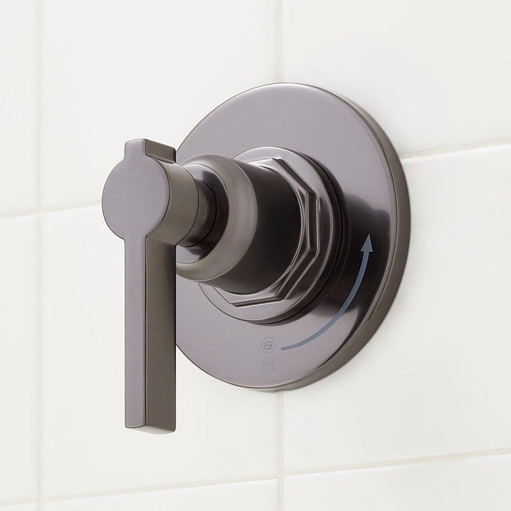 Signature Hardware Gunmetal Single Handle Volume Control Valve Trim 