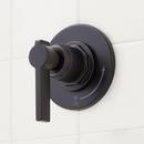 Single Handle Volume Control Valve Trim in Matte Black