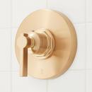 Signature Hardware Brushed Gold Single Handle Thermostatic Valve Trim 