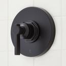 Single Handle Thermostatic Valve Trim in Matte Black