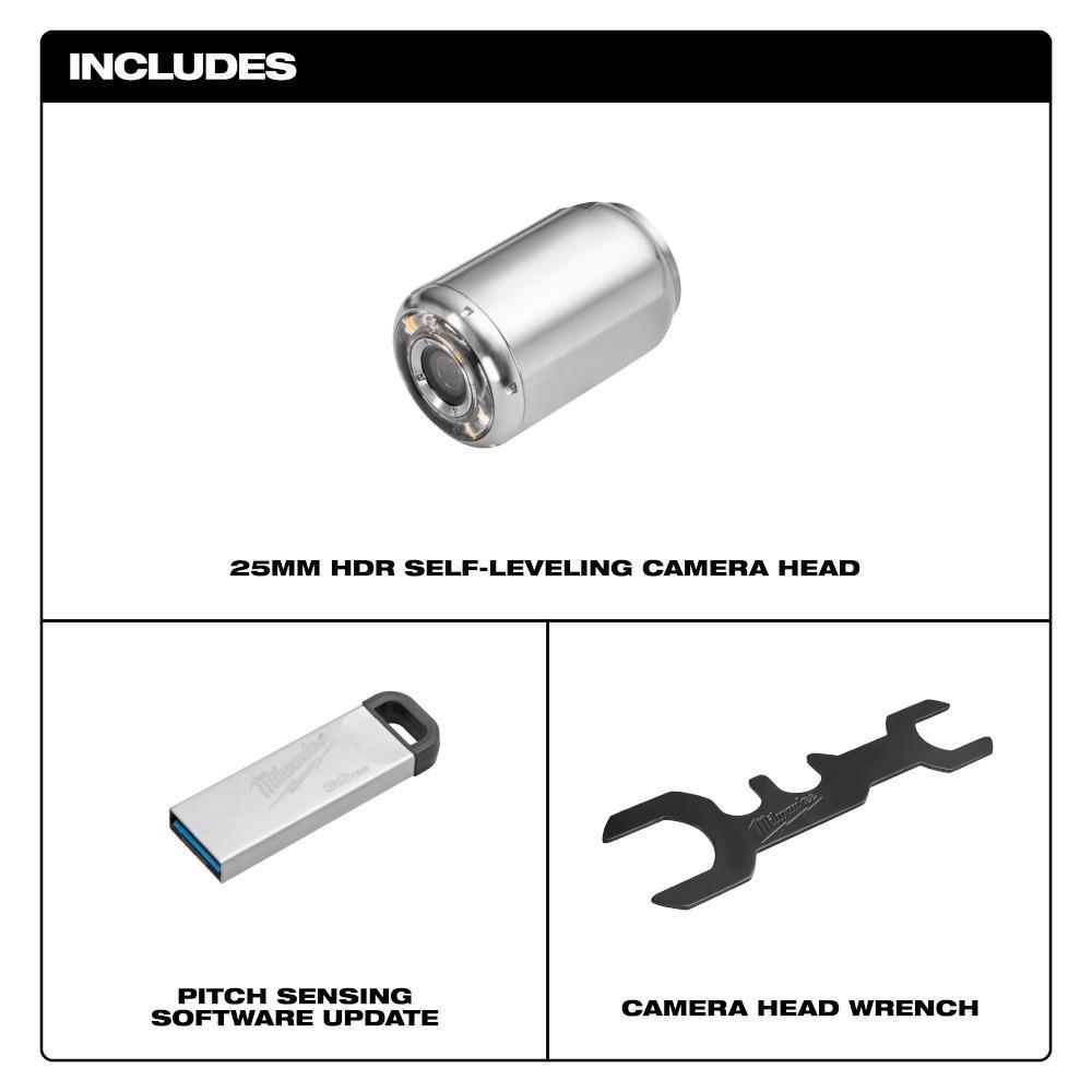 25MM CAMERA HEAD REPLACEMENT KIT FOR M18 MODULAR PIPELINE INSPECTION SYSTEM 