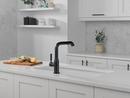 Single Handle Pull Out Kitchen Faucet in Matte Black 