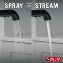 Single Handle Pull Out Kitchen Faucet in Matte Black 