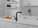 Single Handle Pull Out Kitchen Faucet in Matte Black 
