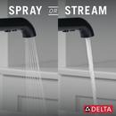 Single Handle Pull Out Kitchen Faucet in Matte Black 