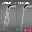 Single Handle Pull Out Kitchen Faucet in Chrome 