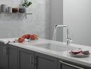 Single Handle Pull Out Kitchen Faucet in Chrome 