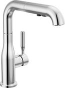 Single Handle Pull Out Kitchen Faucet in Chrome 