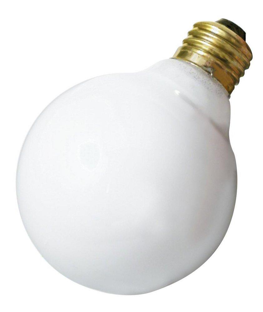 25W G25 Dimmable Incandescent Light Bulb with Medium Base 