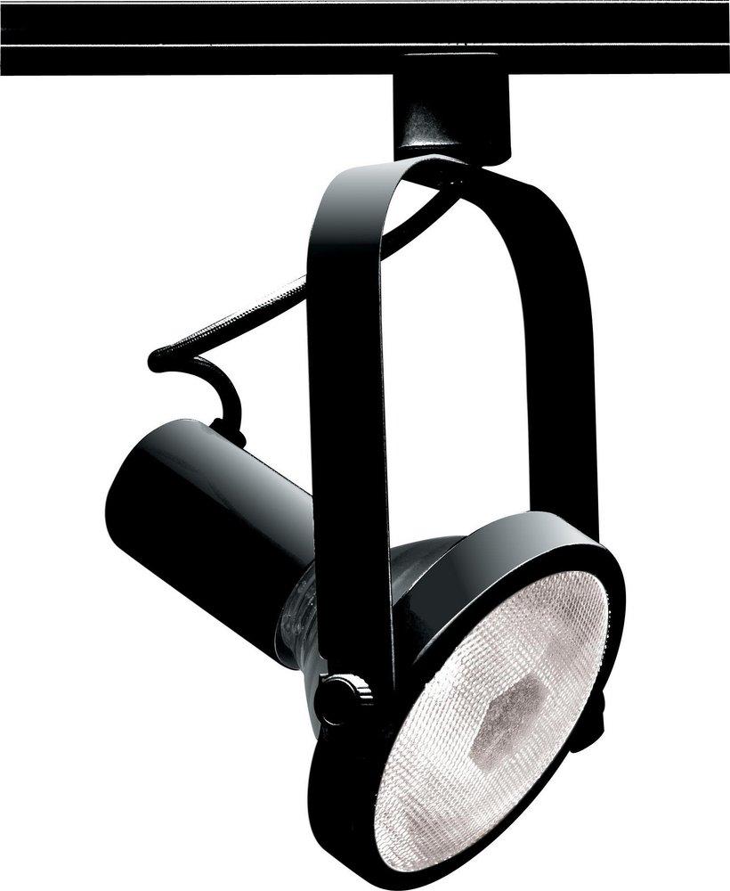 NUVO Black 150 W 1-Light PAR38 Gimbal Ring Track Lighting Head 