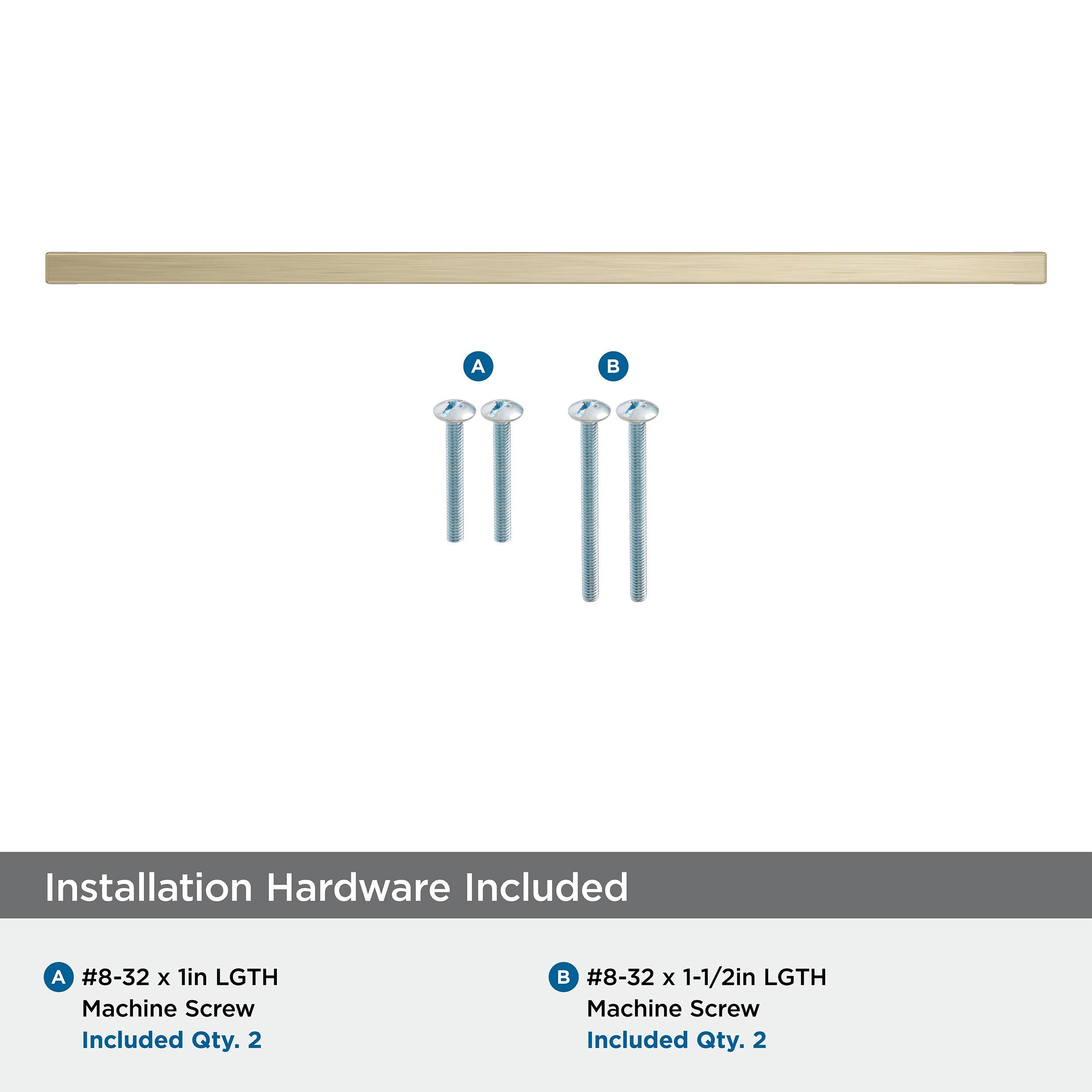 MONUMENT 12-5/8 INCH 320MM CENTER-TO-CENTER GOLDEN CHAMPAGNE CABINET PULL 