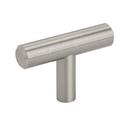 BAR PULLS 1-15/16 (49MM) SATIN NICKEL CABINET KNOB 