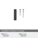 BAR PULLS 1-15/16 (49MM) MATTE BLACK CABINET KNOB 