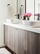 Amerock Satin Nickel 21-7/16 in. Center-to-Center Pull 