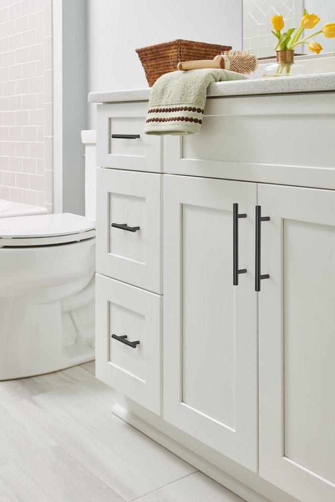 BAR PULLS 3 (76MM) CENTER-TO-CENTER MATTE BLACK CABINET PULL 