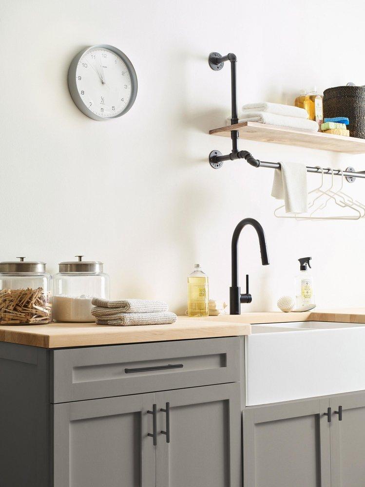 Amerock Matte Black 3 in. Center-to-Center Pull 