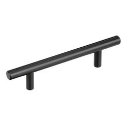 3-3/4 in. Center-to-Center Bar Pull in Matte Black