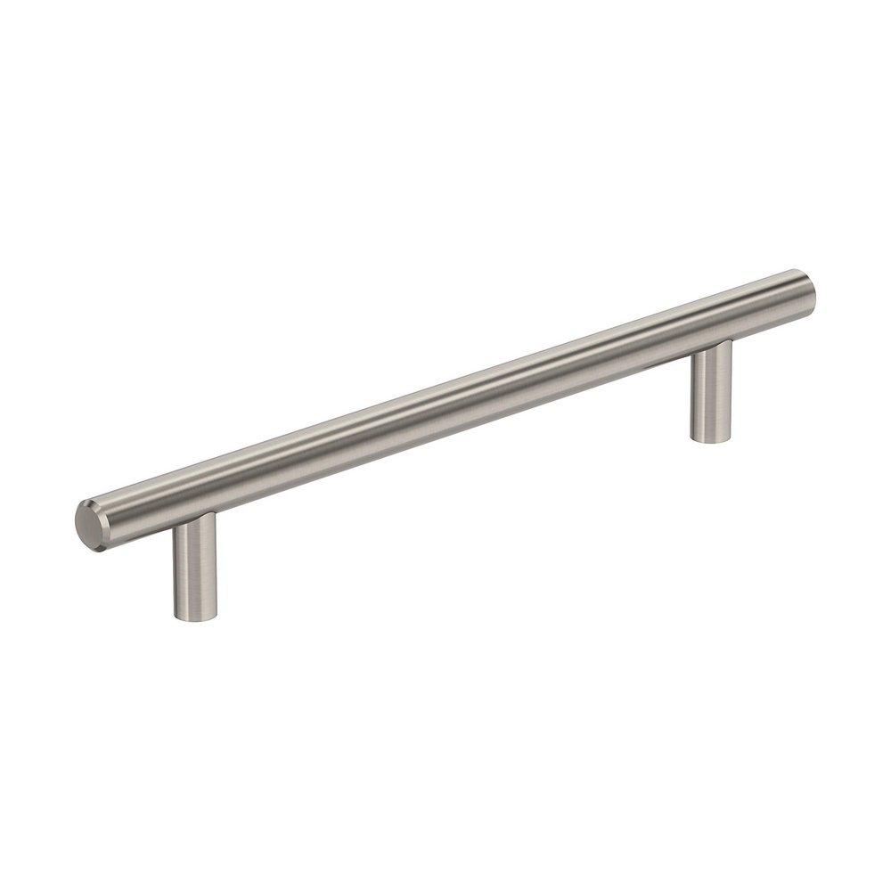 BAR PULLS 6-5/16 (160MM) CENTER-TO-CENTER SATIN NICKEL CABINET PULL 