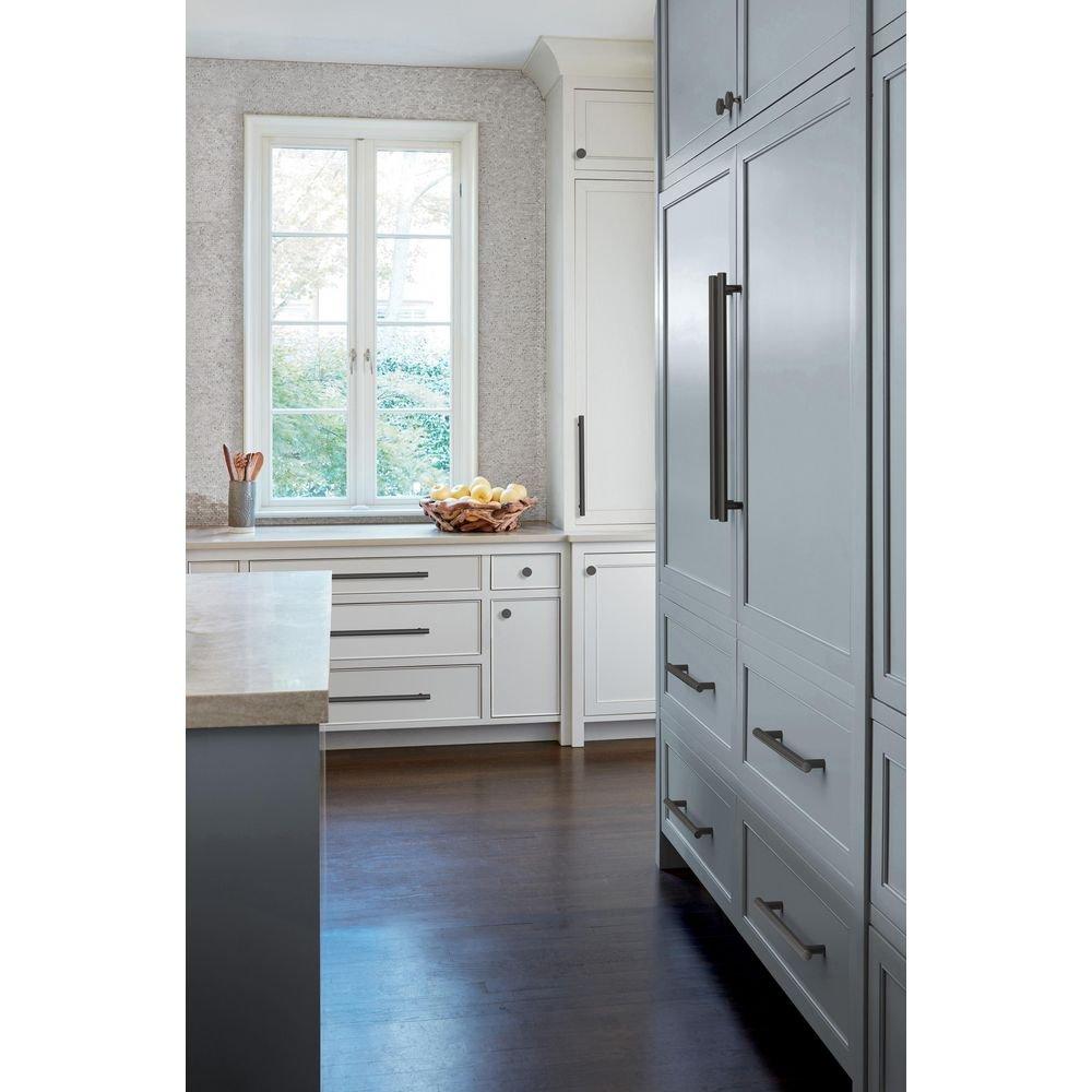Amerock Matte Black 18 in. Center-to-Center Appliance Pull 