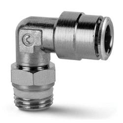 3/8 in. Poly x 3/8 in. MPT 90&deg; Swivel Elbow