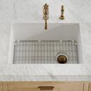 31 in. Dual Mount Fireclay Single Bowl Kitchen Sink in White 