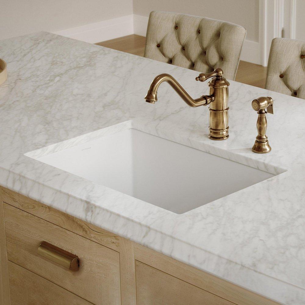 31 in. Dual Mount Fireclay Single Bowl Kitchen Sink in White 