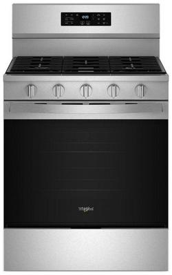 30 in. 4-Burner Gas Freeestanding Range with Air Cooking Technology in Fingerprint Resistant Stainless Steel