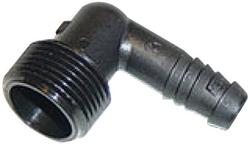 3/4 x 1/2 in. MPT Spiral Barb Elbow